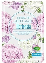 Maseczka do twarzy z ekstraktem z hortensji - NOHJ Skin Maman Herbs Fit Sheet Mask Hortensia — Zdjęcie N1