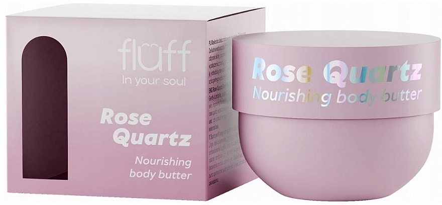 Masło do ciała z kwarcem - Fluff Rose Quarts Body Butter — Zdjęcie N1