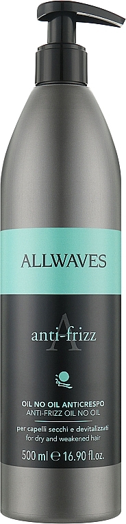 Preparat do plączących się i niesfornych włosów - Allwaves Anti-Frizz Oil No Oil