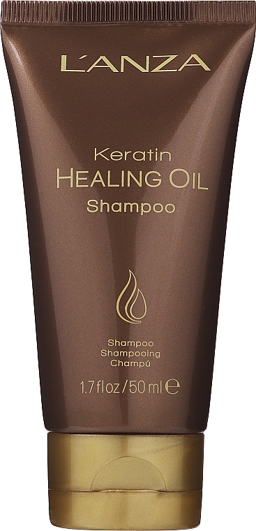 Keratynowy szampon do włosów - L'anza Keratin Healing Oil Shampoo — Zdjęcie N1
