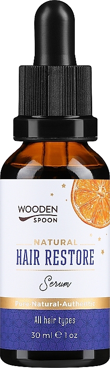 WYPRZEDAŻ Rewitalizujące serum do włosów - Wooden Spoon Hair Restore Serum * — Zdjęcie N1