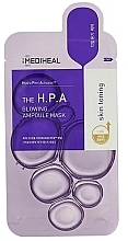 Rozświetlająca maseczka tkankowa do twarzy - Mediheal The H.P.A Glowing Skin Toning Ampoule Mask — Zdjęcie N2