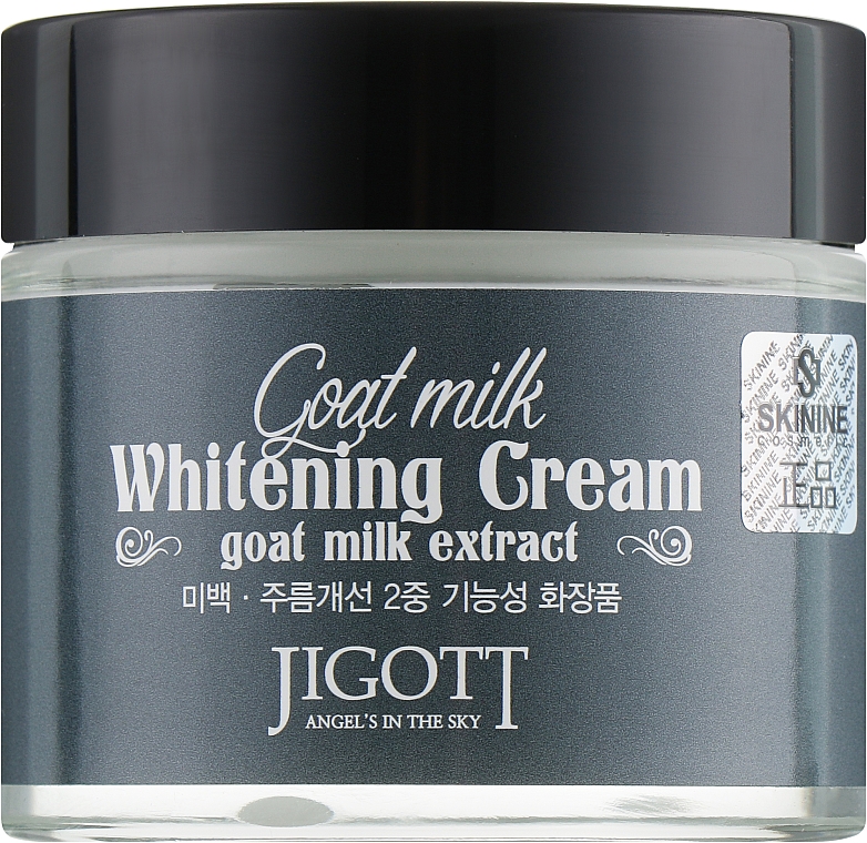 Krem wybielający z ekstraktem z koziego mleka - Jigott Goat Milk Whitening Cream — Zdjęcie N2