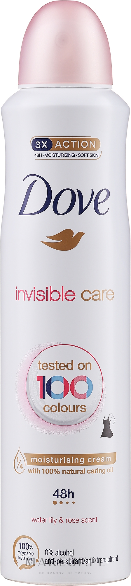 Antyperspirant w sprayu - Dove Invisible Care Floral Touch Antiperspirant — Zdjęcie 250 ml