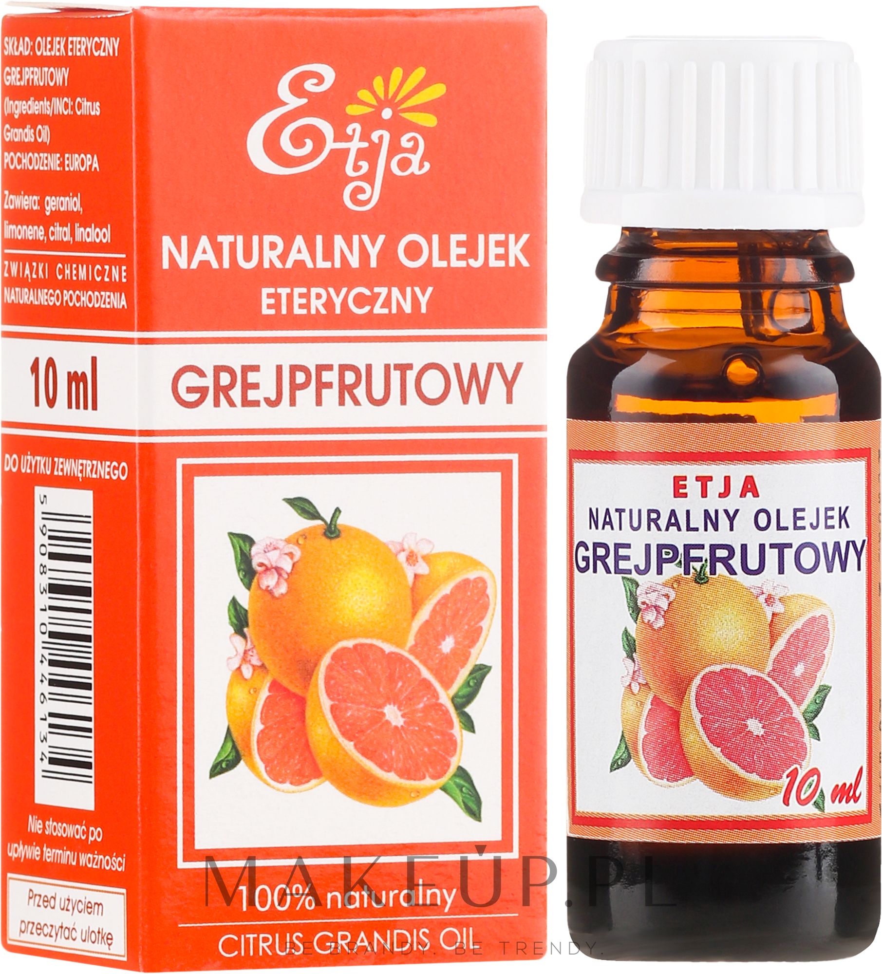 Naturalny olejek grejpfrutowy - Etja Natural Essential Oil — Zdjęcie 10 ml