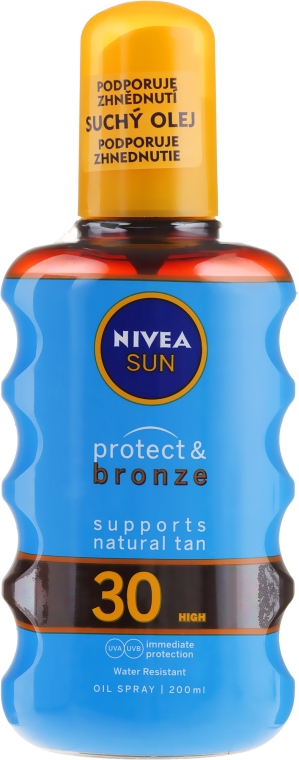 Olejek przeciwsłoneczny aktywujący opaleniznę SPF 30 - NIVEA SUN Protect And Bronze Oil — Zdjęcie N1