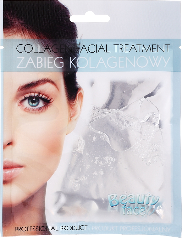 Płat kolagenowy z ekstraktem z pereł - Beauty Face Collagen Facial Treatment — Zdjęcie N2