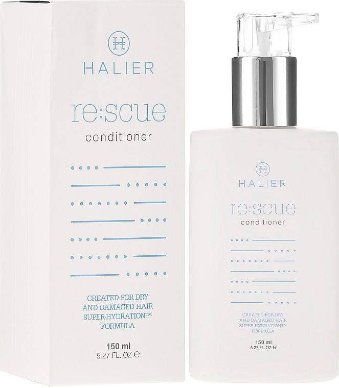Regenerująca odżywka do włosów suchych i zniszczonych - Halier Re:scue Conditioner — Zdjęcie N1