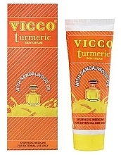 Krem do twarzy z kurkumą - Vicco Turmeric Face Cream — Zdjęcie N2
