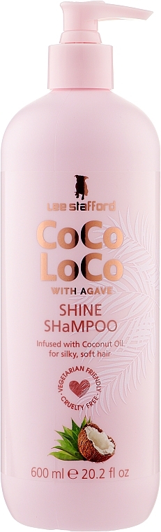 Nawilżający szampon do włosów - Lee Stafford Coco Loco Shine Shampoo with Coconut Oil — Zdjęcie N5