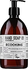 Mydło do rąk Pomarańcza, lawenda i róża - Ecooking Hand Soap 01 — Zdjęcie N1