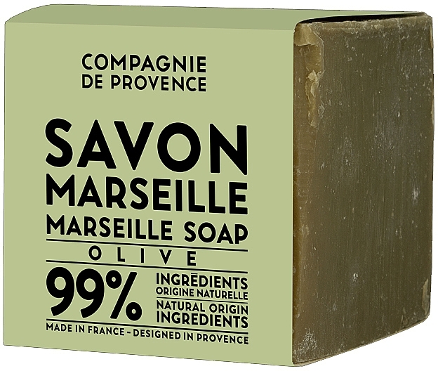 Mydło Oliwka - Compagnie De Provence Marseille Olive Soap Cube — Zdjęcie N2