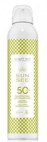 Ochronny spray do ciała z filtrem SPF 50+ - Beauty Spa Sun See Spray SPf 50+ — Zdjęcie N1