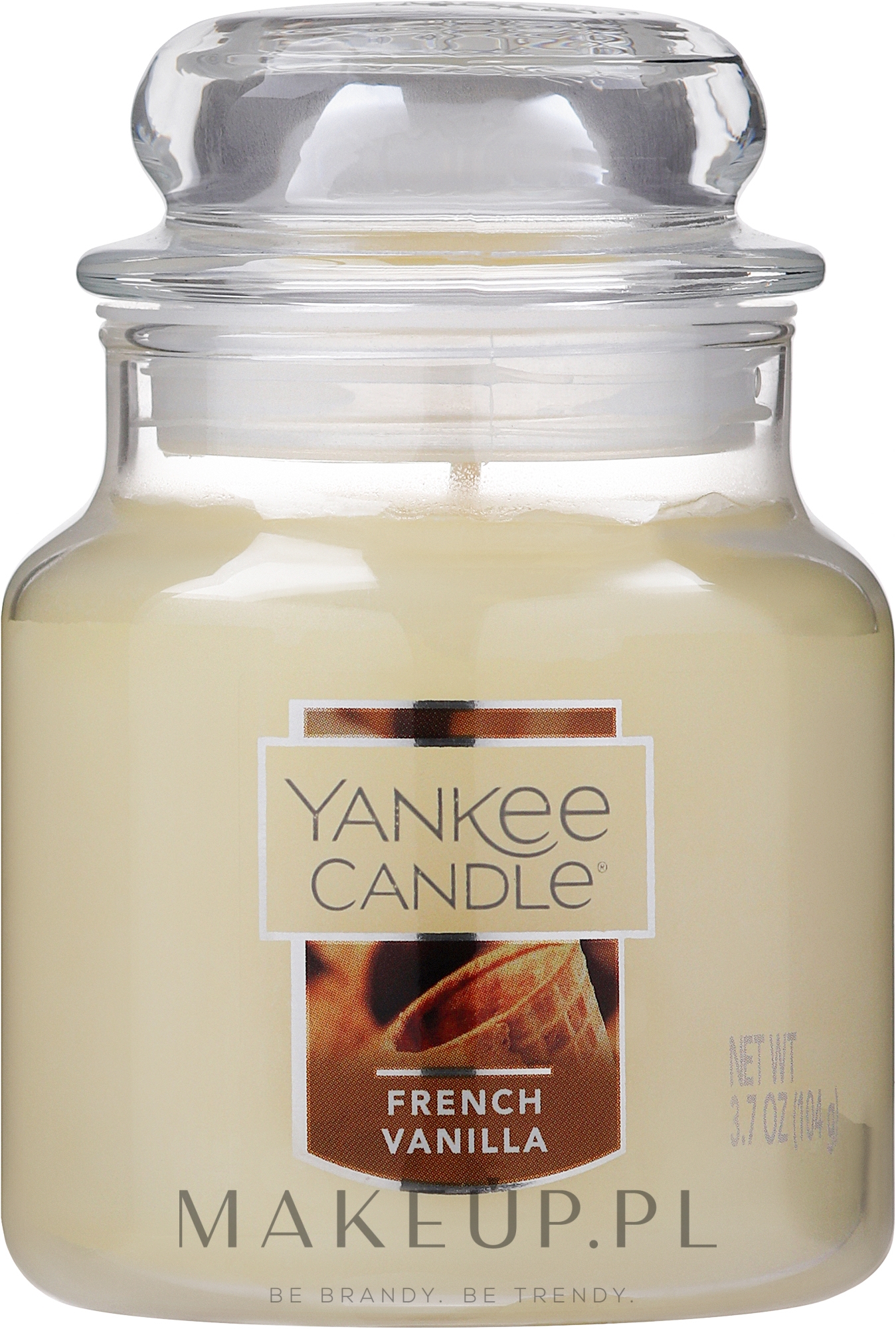 Świeca zapachowa w słoiku Francuska wanilia - Yankee Candle French Vanilla — Zdjęcie 104 g