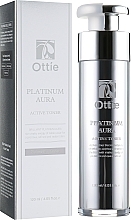 Platynowy tonik przeciwstarzeniowy do twarzy - Ottie Platinum Aura Active Toner — Zdjęcie N1