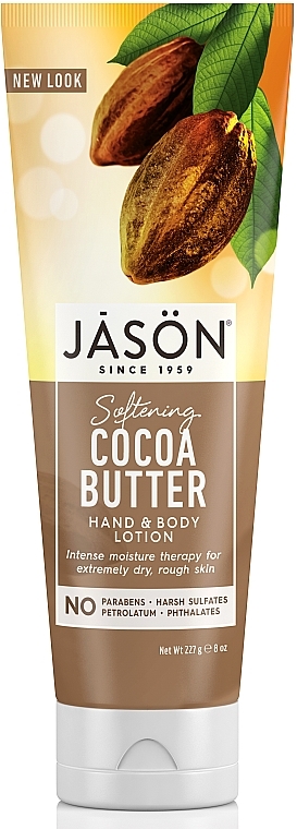 Zmiękczający lotion do rąk i ciała Masło kakaowe - Jason Natural Cosmetics Cocoa Butter Lotion