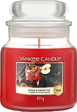 Świeca zapachowa w słoiku - Yankee Candle Apple & Sweet Fig Candle — Zdjęcie N1