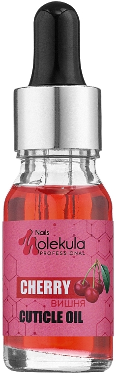 Oliwka do skórek Wiśnia - Nails Molekula Professional Cuticle Oil — Zdjęcie N1