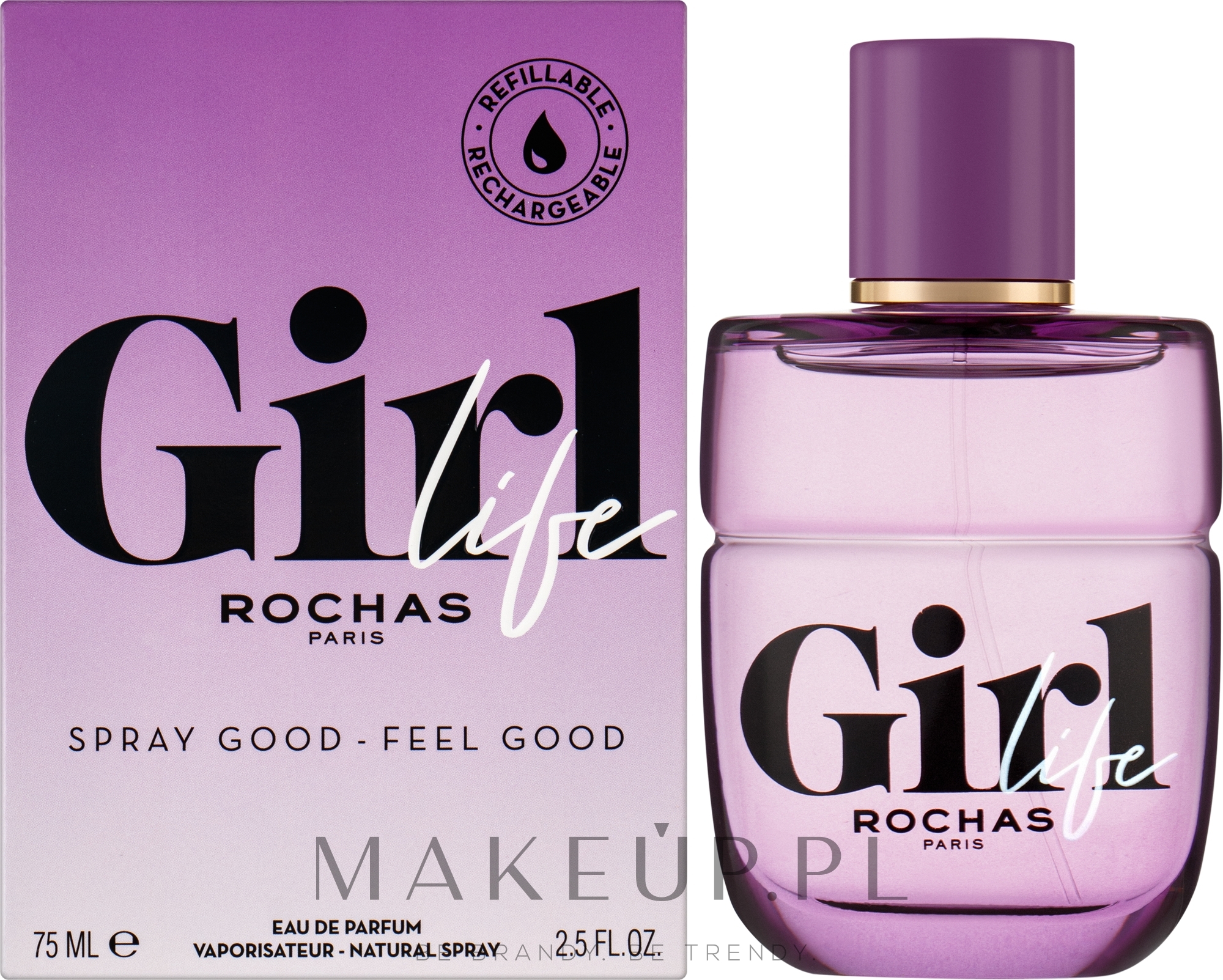 Rochas Girl Life Refillable - Woda perfumowana — Zdjęcie 75 ml