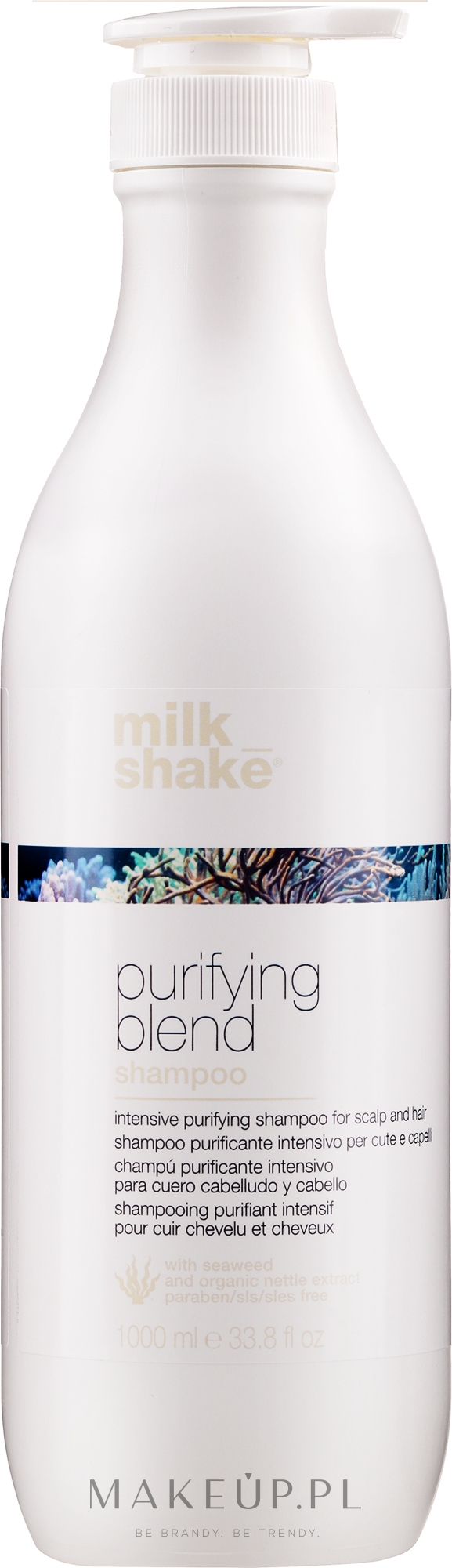 Intensywnie oczyszczający szampon przeciwłupieżowy - Milk Shake Purifying Blend Shampoo — Zdjęcie 1000 ml