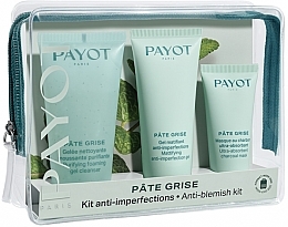 Zestaw do włosów - Payot Grise Anti-Imperfection Kit (gel/50ml + gel/30ml + mask/15ml) — Zdjęcie N1