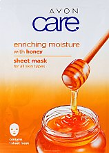 Kup Nawilżająca maseczka na tkaninie do twarzy z miodem - Avon Care Enriching Moisture Sheet Mask With Honey