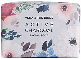 Kup Mydło do twarzy z węglem aktywnym - Vera & The Birds Active Charcoal Facial Soap
