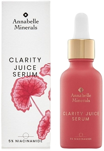 Serum do twarzy z niacynamidem - Annabelle Minerals Clarity Juice Serum — Zdjęcie N1