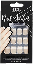 Sztuczne paznokcie - Ardell Nail Addict Artifical Nail Set Classic French — Zdjęcie N1