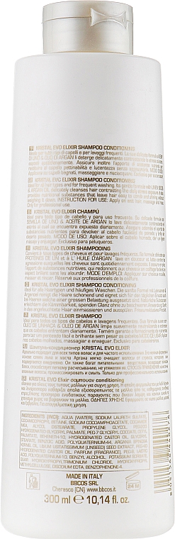 Szampon Eliksir do Włosów - Bbcos Kristal Evo Elixir Shampoo Conditioning — Zdjęcie N2