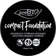 Puder w kompakcie - PuroBio Cosmetics Compact Foundation Pack — Zdjęcie N3