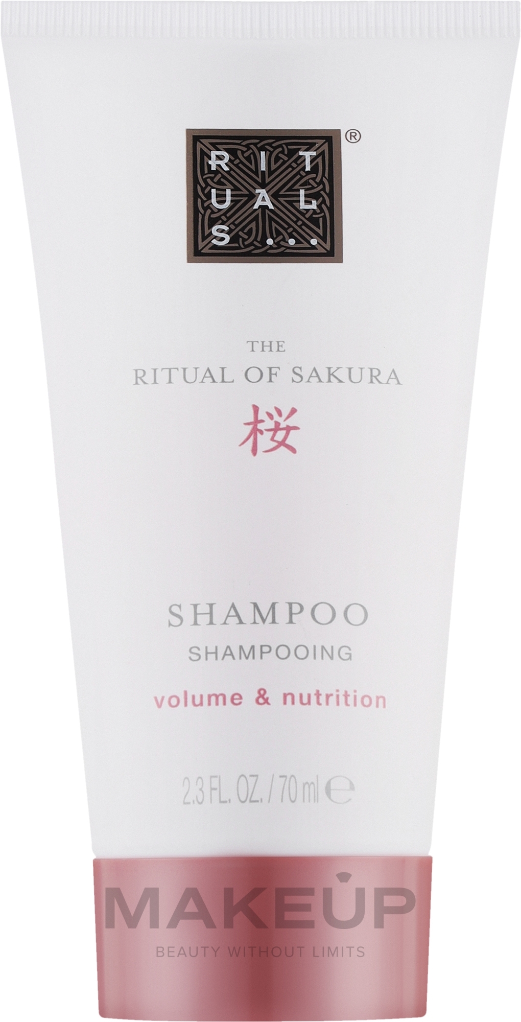 Szampon odżywczy - Rituals The Ritual of Sakura Shampoo Organic Rice Milk & Cherry Blossom — Zdjęcie 70 ml