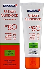 Krem ochronny przeciw promieniom UV do skóry tłustej - Novaclear Urban Sunblock Protective Cream Oily Skin SPF50 — Zdjęcie N2