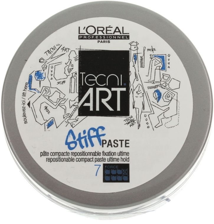 Utrwalająca pasta do stylizacji włosów - L'Oreal Professionnel Tecni.art Stiff Paste 7 Force