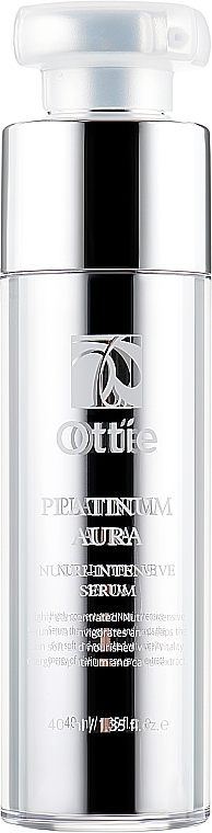 Platynowe serum przeciwstarzeniowe do twarzy - Ottie Platinum Aura Vital Nutri-Intensive Serum — Zdjęcie N2