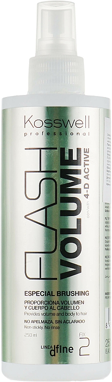 Spray zwiększający objętość włosów - Kosswell Professional Dfine Flash Volume — Zdjęcie N1