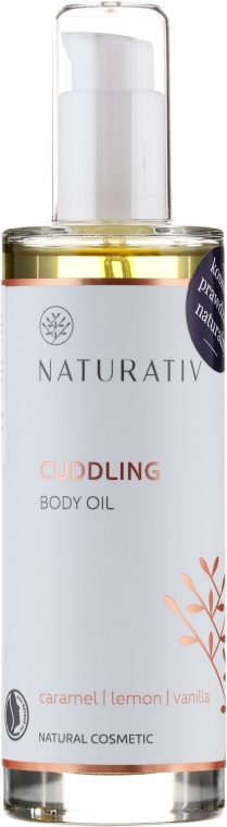 Otulający olejek do ciała Karmel, cytryna i wanilia - Naturativ Cuddling Body Oil — Zdjęcie N1