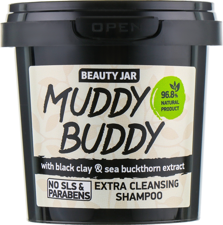 Ekstraoczyszczający szampon do włosów Muddy Buddy - Beauty Jar Extra Cleansing Shampoo