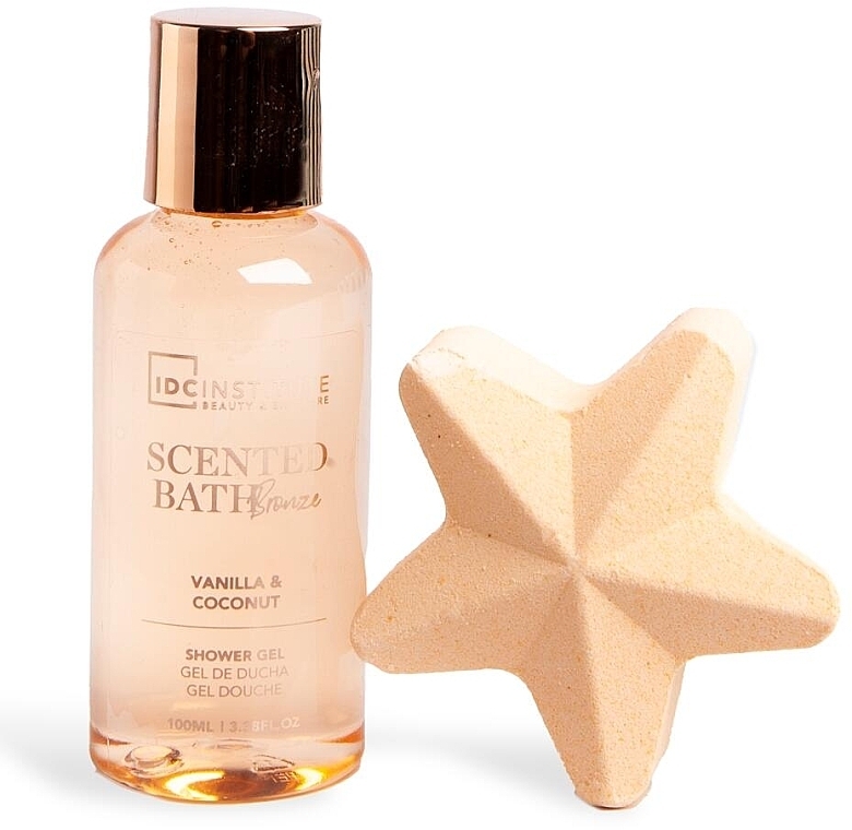 PRZECENA! Zestaw - IDC Institute Scented Bath Bronze (sh/gel/100ml + bath/fizz/50g) * — Zdjęcie N3