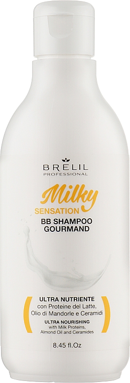 Szampon - Brelil Milky Sensation BB Shampoo Gourmand — Zdjęcie N1