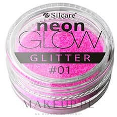 Brokat do paznokci - Silcare Brokat Neon Glow — Zdjęcie 01