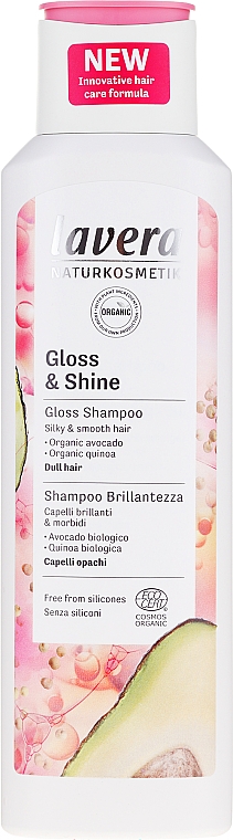 Szampon do włosów Połysk i blask - Lavera Gloss & Shine Gloss Shampoo — Zdjęcie N1