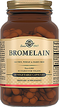 Suplement diety z bromeliną - Solgar Bromelain 150 mg — Zdjęcie N1