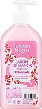 Truskawkowe mydło-krem do rąk - Tulipan Negro Strawberry Cream Hand Soap — Zdjęcie N2