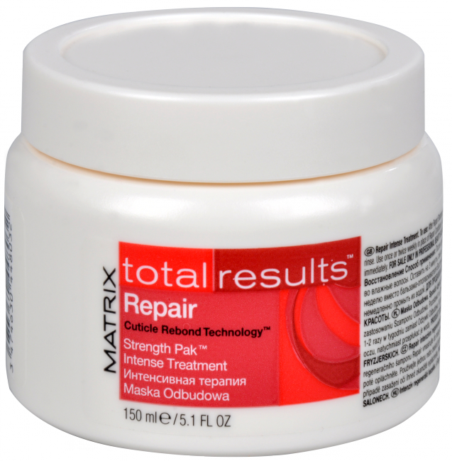 Odbudowująca maska do włosów - Matrix Total Results Repair Strength Pak Intensive Treatment — Zdjęcie N1