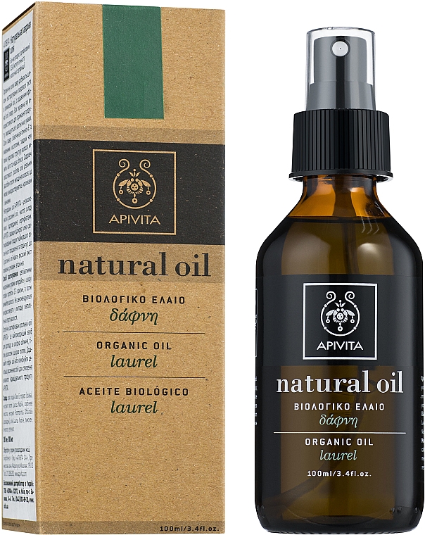 Organiczny olejek do ciała Wawrzyn - Apivita Aromatherapy Organic Laurel Oil