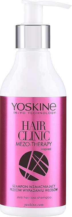 Wzmacniający szampon przeciw wypadaniu włosów - Yoskine Hair Clinic Mezo-therapy Anti-hair Loss Shampoo — Zdjęcie N1