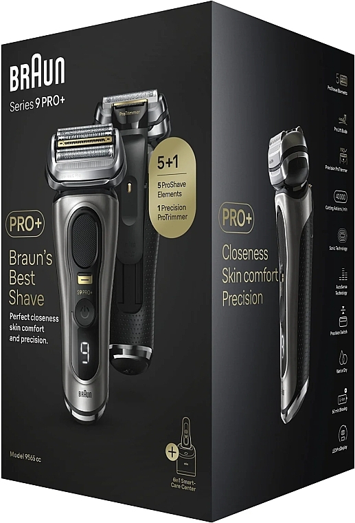 Golarka elektryczna - Braun Series 9 Pro+ 9565cc Wet&Dry — Zdjęcie N6