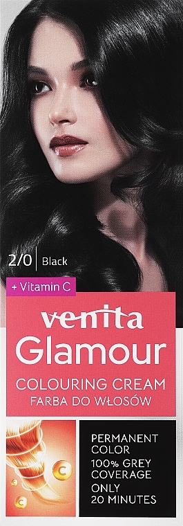 Farba do włosów z witaminą C - Venita Glamour — Zdjęcie N1