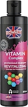 Witaminowy szampon do włosów cienkich i osłabionych - Ronney Professional Vitamin Complex Revitalizing Shampoo — Zdjęcie N2